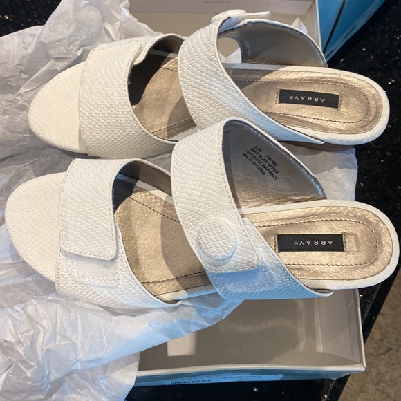 Array key west white Velcro sandal 8.5 N - Picture 2 of 4